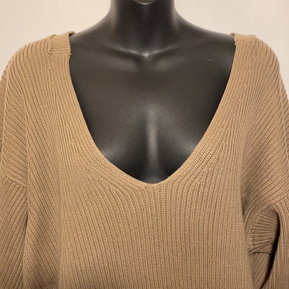 Free People V-Neck Women Sweater Pullover Jacket - Picture 7 of 13